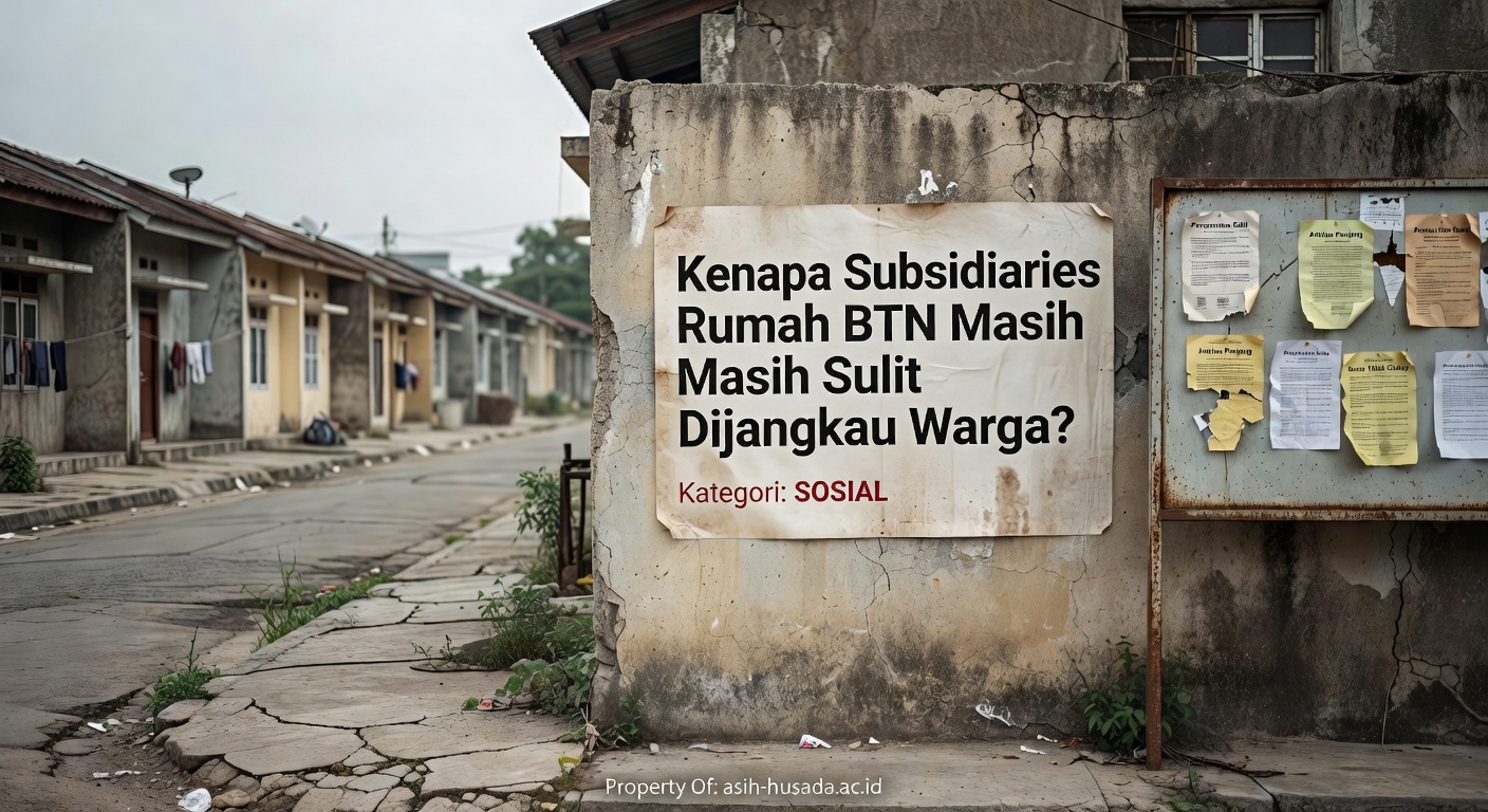 Kenapa Subsidi Rumah BTN Masih Sulit Dijangkau Warga?