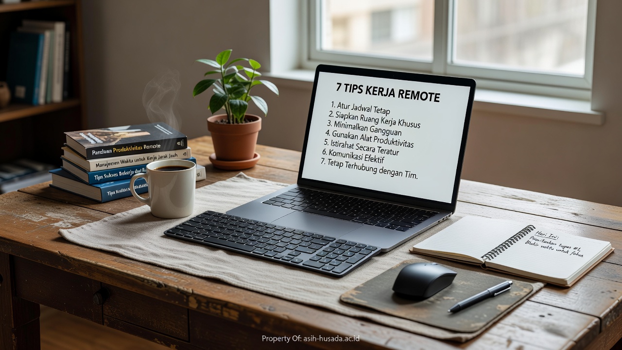 7 Kerja Remote Tips Agar Produktivitas Harian Meningkat