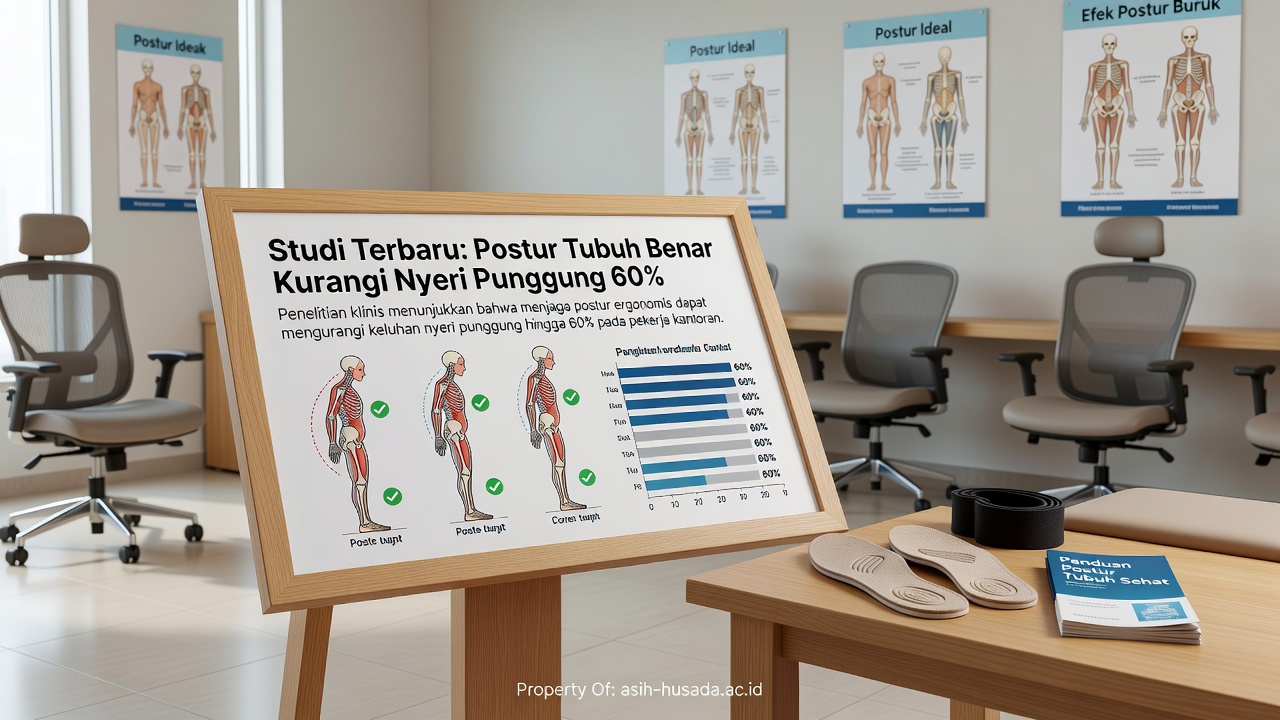 Studi Terbaru: Postur Tubuh Benar Kurangi Nyeri Punggung 60%