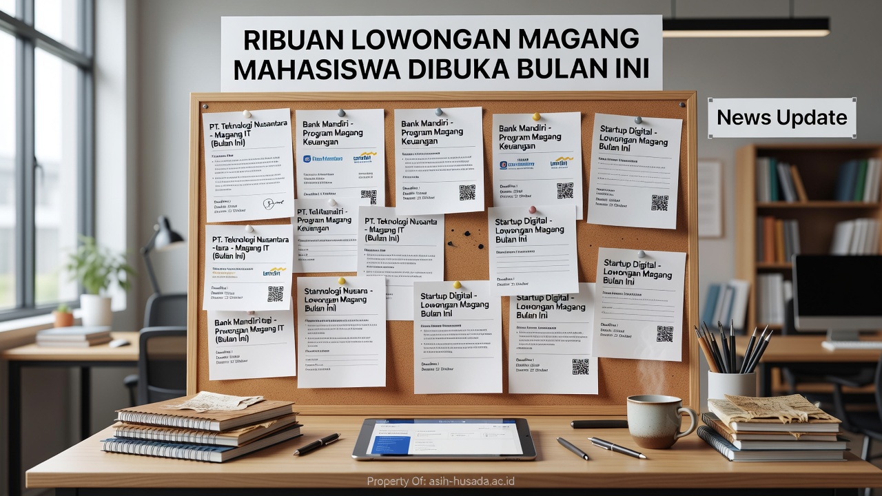 Ribuan Lowongan Magang Mahasiswa Dibuka Bulan Ini